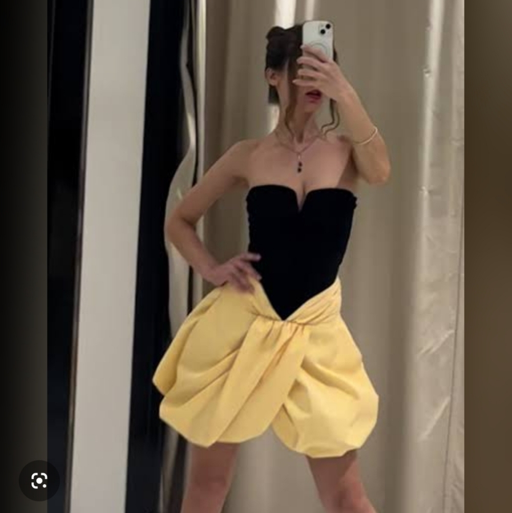 Zara Voluminous Bubble Skirt - Picture 9 of 16